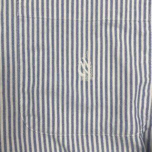 Wrinkle Resistant Nautica Oxford Cloth Button Down Shirt  (L)
